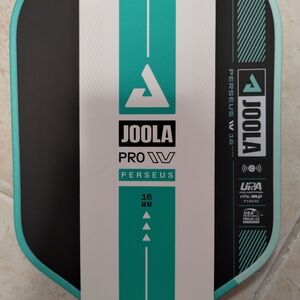JOOLA Pro WV Perseus 16mm Table Tennis Paddle Case - Teal & Black